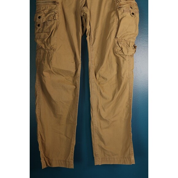 Vintage 90s Y2K Gap Pants Womens 10 Khakis Cargo Baggy Utility Low Rise Grunge - Picture 11 of 16